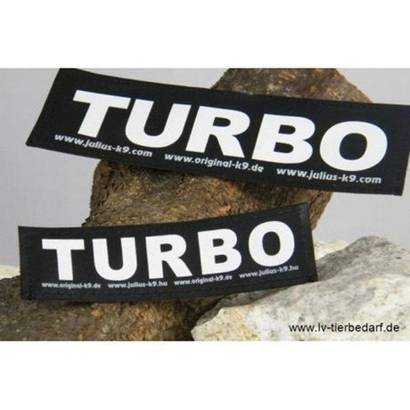 Julius K9 Logo Klettsticker groß M-Z – TURBO