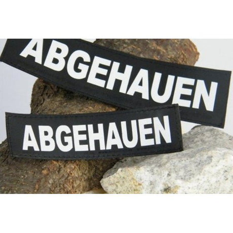Julius K9 Logo Klettsticker klein A - F – ABGEHAUEN