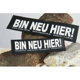Julius K9 Logo Klettsticker klein A - F – BIN NEU HIER