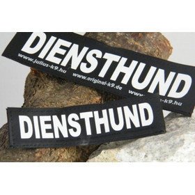Julius K9 Logo Klettsticker klein A - F – DIENSTHUND