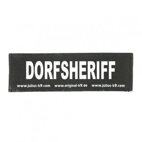 Julius K9 Logo Klettsticker klein A - F – DORFSHERIFF