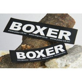Julius K9 Logo Klettsticker klein A - F – BOXER