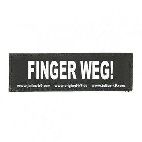 Julius K9 Logo Klettsticker klein A - F – FINGER WEG!