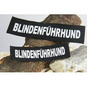 Julius K9 Logo Klettsticker klein A - F – BLINDENFÜHRHUND