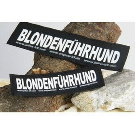 Julius K9 Logo Klettsticker klein A - F – BLONDENFÜHRHUND