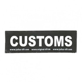 Julius K9 Logo Klettsticker klein A - F – CUSTOMS
