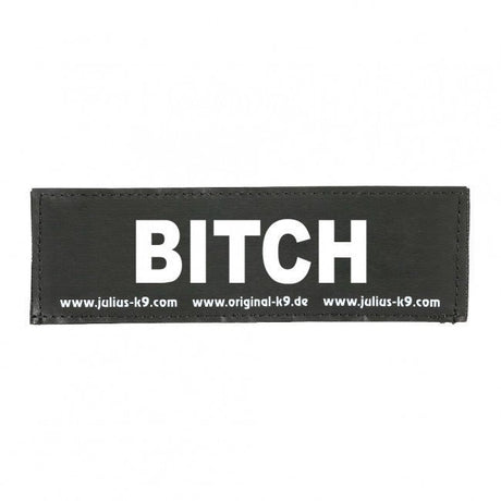 Julius K9 Logo Klettsticker groß A - F – BITCH