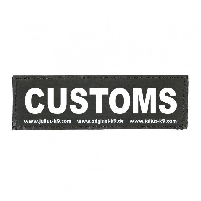 Julius K9 Logo Klettsticker groß A - F – CUSTOMS