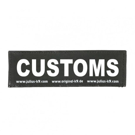 Julius K9 Logo Klettsticker groß A - F – CUSTOMS