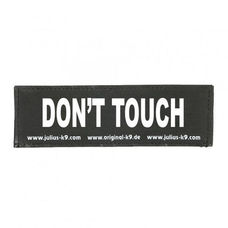 Julius K9 Logo Klettsticker groß A - F – DON'T TOUCH