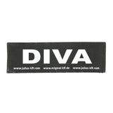 Julius K9 Logo Klettsticker groß A - F – DIVA