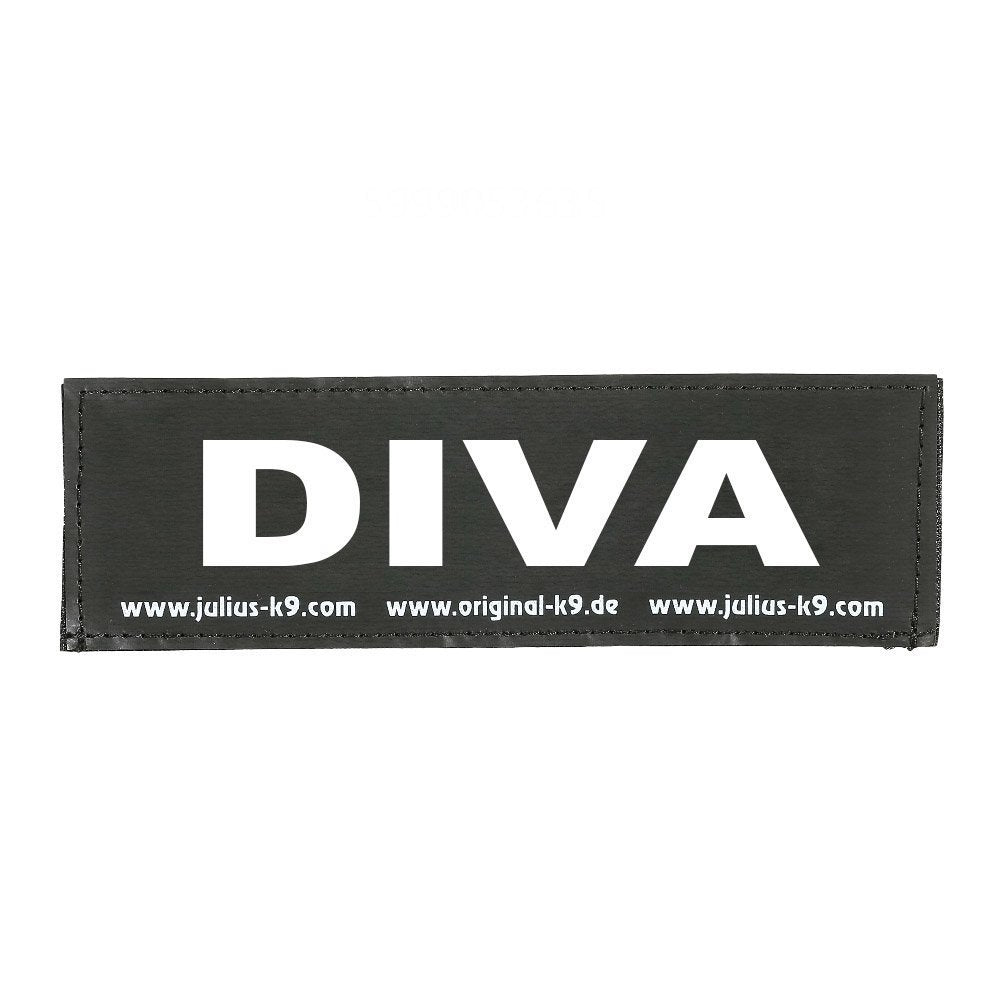 Julius K9 Logo Klettsticker groß A - F – DIVA