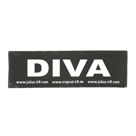 Julius K9 Logo Klettsticker groß A - F – DIVA