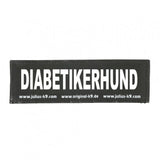 Julius K9 Logo Klettsticker groß A - F – Diabetikerhund