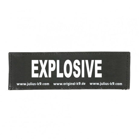 Julius K9 Logo Klettsticker groß A - F – EXPLOSIVE