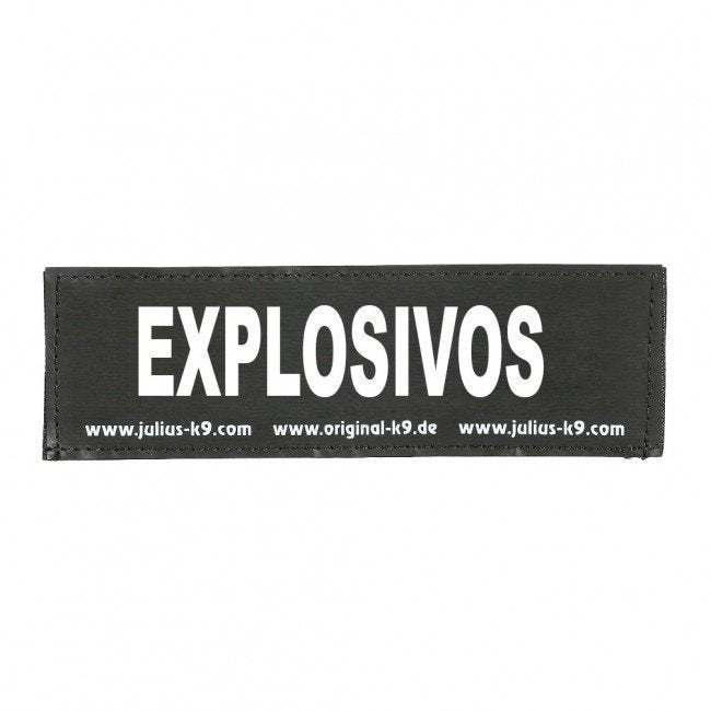 Julius K9 Logo Klettsticker groß A - F – EXPLOSIVE