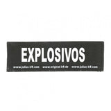 Julius K9 Logo Klettsticker groß A - F – EXPLOSIVE