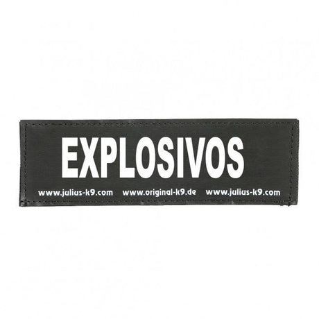 Julius K9 Logo Klettsticker groß A - F – EXPLOSIVE