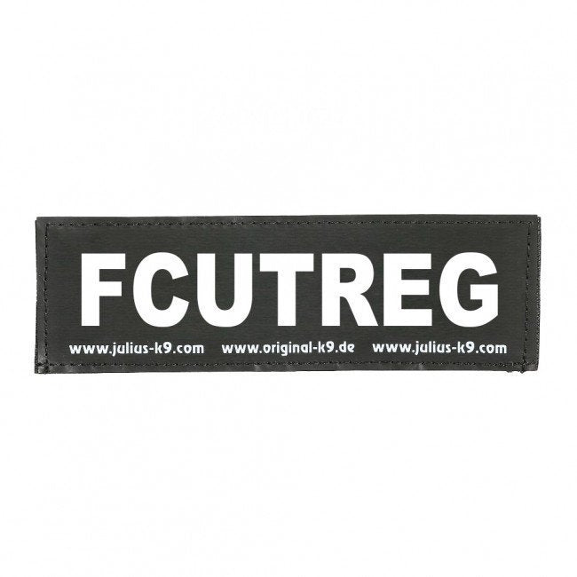 Julius K9 Logo Klettsticker groß A - F – FCUTREG