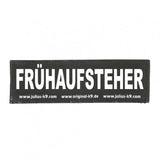 Julius K9 Logo Klettsticker groß A - F – FRÜHAUFSTEHER