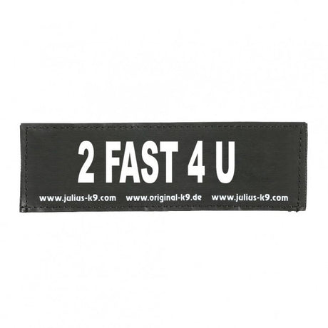 Julius K9 Logo Klettsticker groß A - F – 2 Fast 4 YOU!