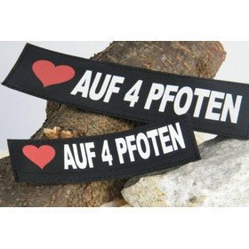 Julius K9 Logo Klettsticker groß A - F – AUF 4 PFOTEN