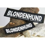 Julius K9 Logo Klettsticker groß A - F – BLONDENHUND