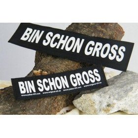 Julius K9 Logo Klettsticker groß A - F – BIN SCHON GROSS