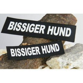 Julius K9 Logo Klettsticker groß A - F – BISSIGER HUND