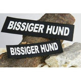 Julius K9 Logo Klettsticker groß A - F – BISSIGER HUND