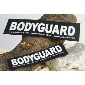 Julius K9 Logo Klettsticker groß A - F – BODYGUARD