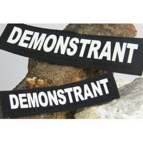 Julius K9 Logo Klettsticker groß A - F – DEMONSTRANT