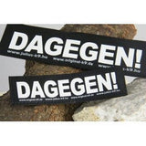 Julius K9 Logo Klettsticker groß A - F – DAGEGEN!