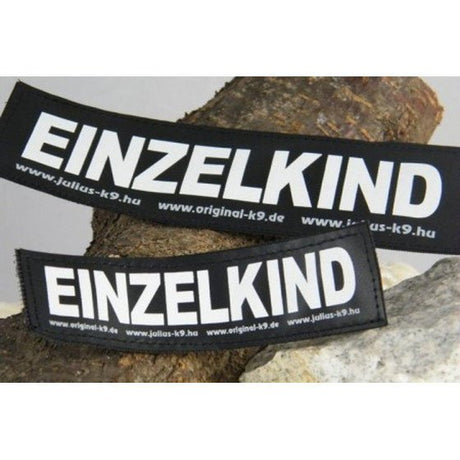 Julius K9 Logo Klettsticker groß A - F – EINZELKIND