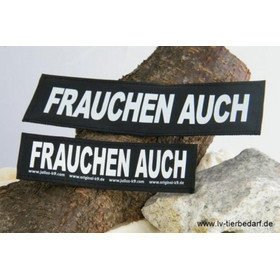 Julius K9 Logo Klettsticker groß A - F – FRAUCHEN AUCH