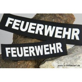 Julius K9 Logo Klettsticker groß A - F – FEUERWEHR