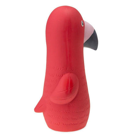 Figuren aus Latex – Vogel - 19,5 x 6,5 x 6,5 cm - rot