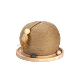 Katzen Kratzball und Spielball Mila aus Holz