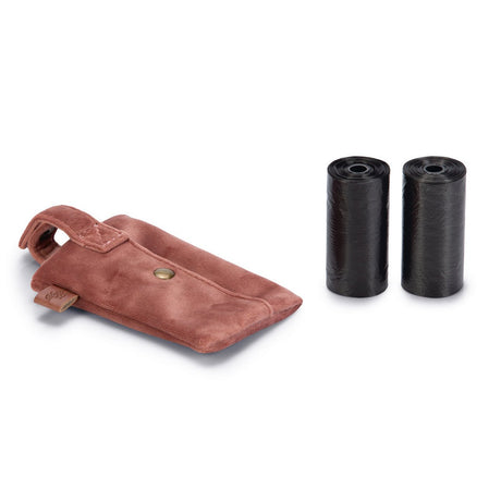 Kotbeutelspender Caja mit Tüten – 14,5 x 7 x 1 cm, pink