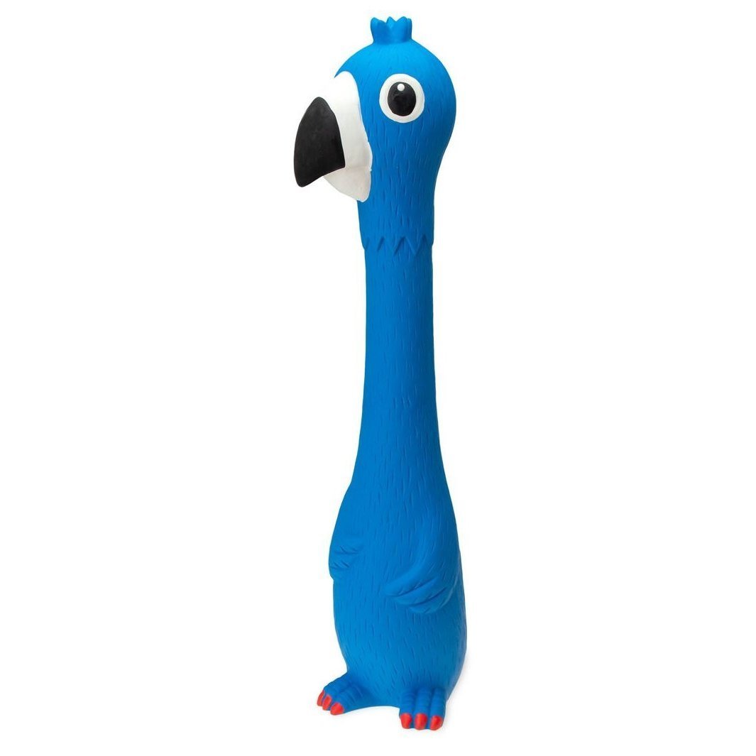 Latextiere für Hunde – Vogel - 40 cm - blau