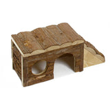 Karlie Wonderland Naturholzhaus für Kleintiere – 40 x 18 x 16 cm