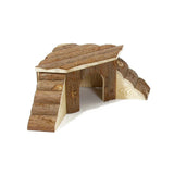 Karlie Wonderland Naturholzhaus für Kleintiere – 48 x 48 x 21 cm