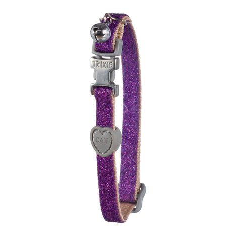 Katzenhalsband Glitzer mit Metallverschluss