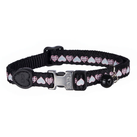 Katzenhalsband mit Herzen