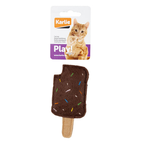 Katzenspielzeug aus Textil – Eiscreme - L:11 cm