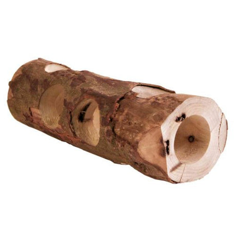 Kleintiertunnel aus Naturholz – 30 cm (für z. B.: Hamster, Mäuse)