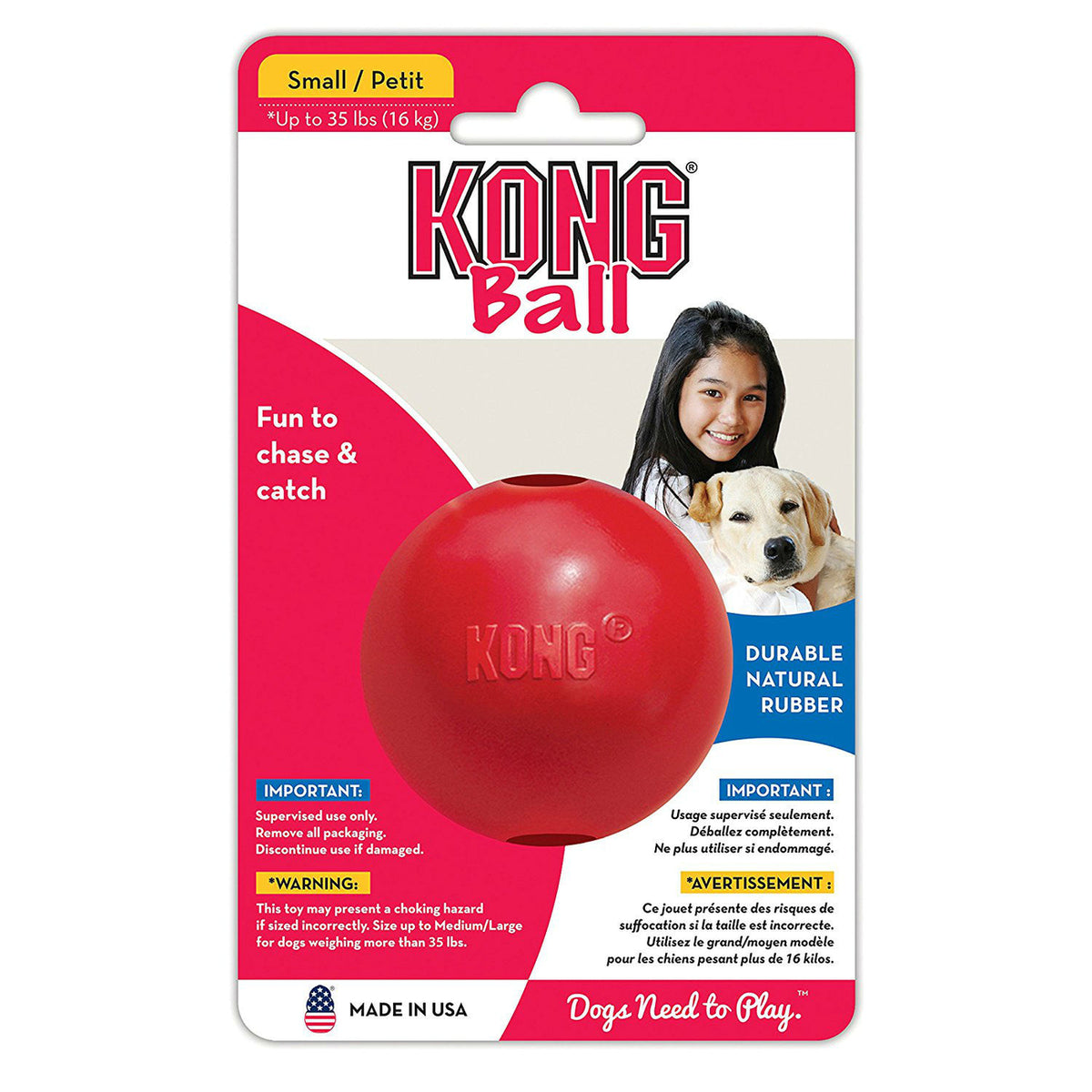 KONG Hundeball rot