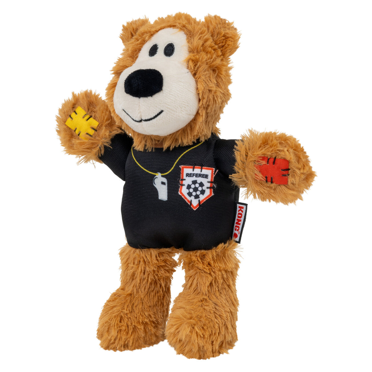 Wild Knots Sport Bear Schiedsrichter - Robustes Hundespielzeug mit WM-Flair – Schiedsrichter