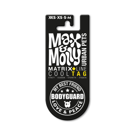 Max & Molly Cool Tags für Leinen und Geschirre – für XXS-M Geschirre: Bodyguard (rund)
