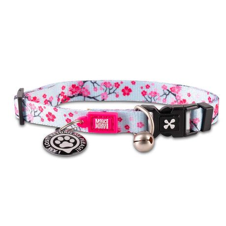 Katzenhalsband Smart ID – Cherry Bloom